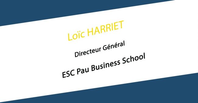 Loïc HARRIET succède à Youssef ERRAMI à la tête du Groupe ESC Pau Business School