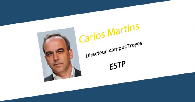 L’ESTP accueille Carlos Martins en tant que nouveau directeur du campus de Troyes