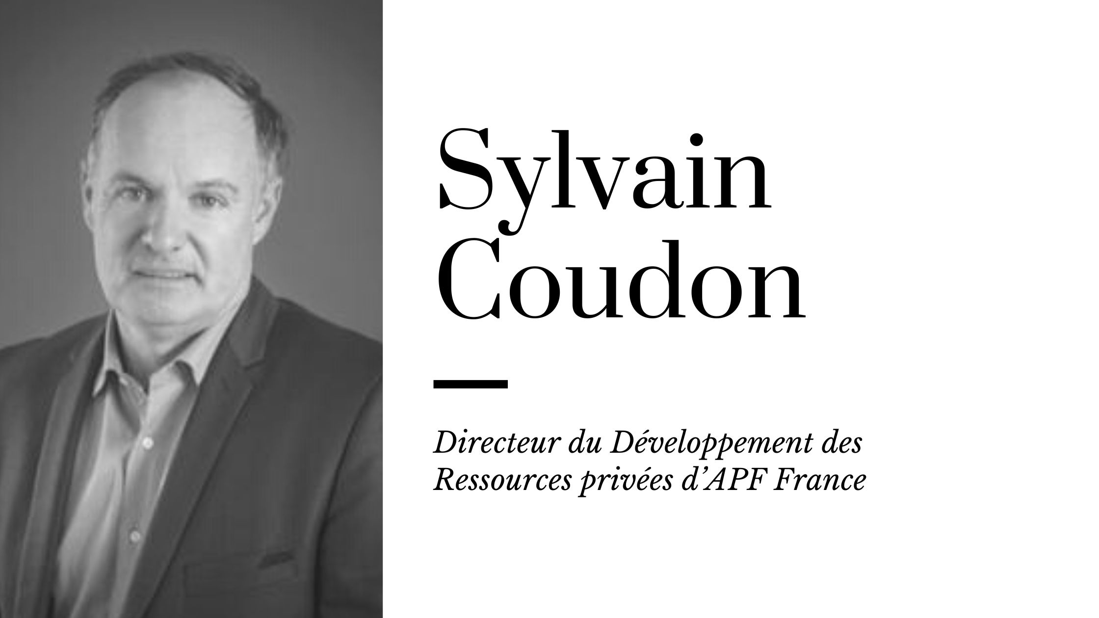 Interview Sylvain Coudon APF France Handicap