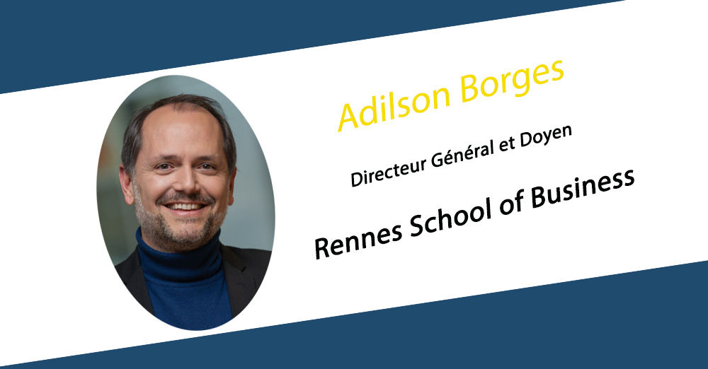 Rennes School of Business annonce la nomination d'Adilson Borges au poste de Directeur Général et Doyen à compter du 2 janvier 2024