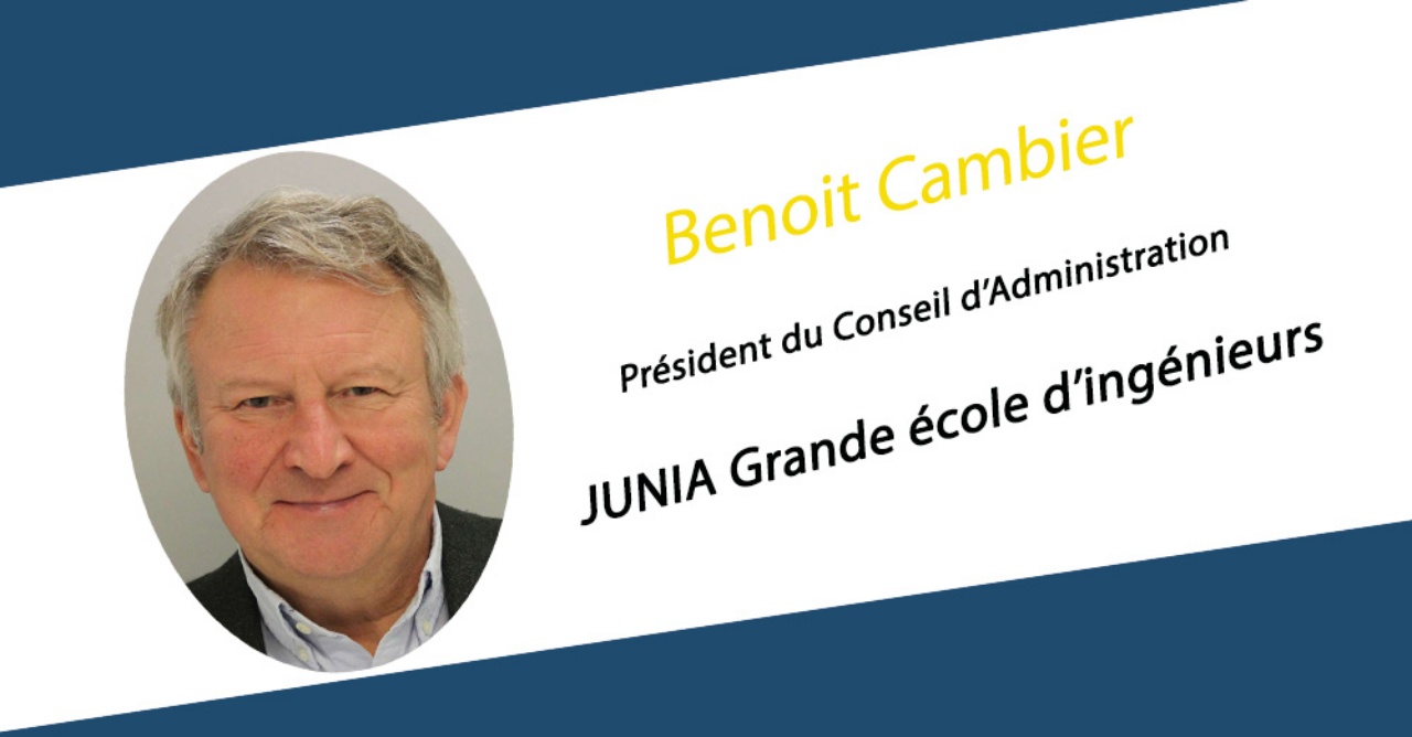 Benoit Cambier, Président du Conseil d’Administration de JUNIA Grande école d’ingénieurs