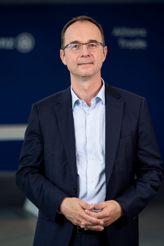 Allianz Trade interview Laurent Treilhes Emilie Pereira