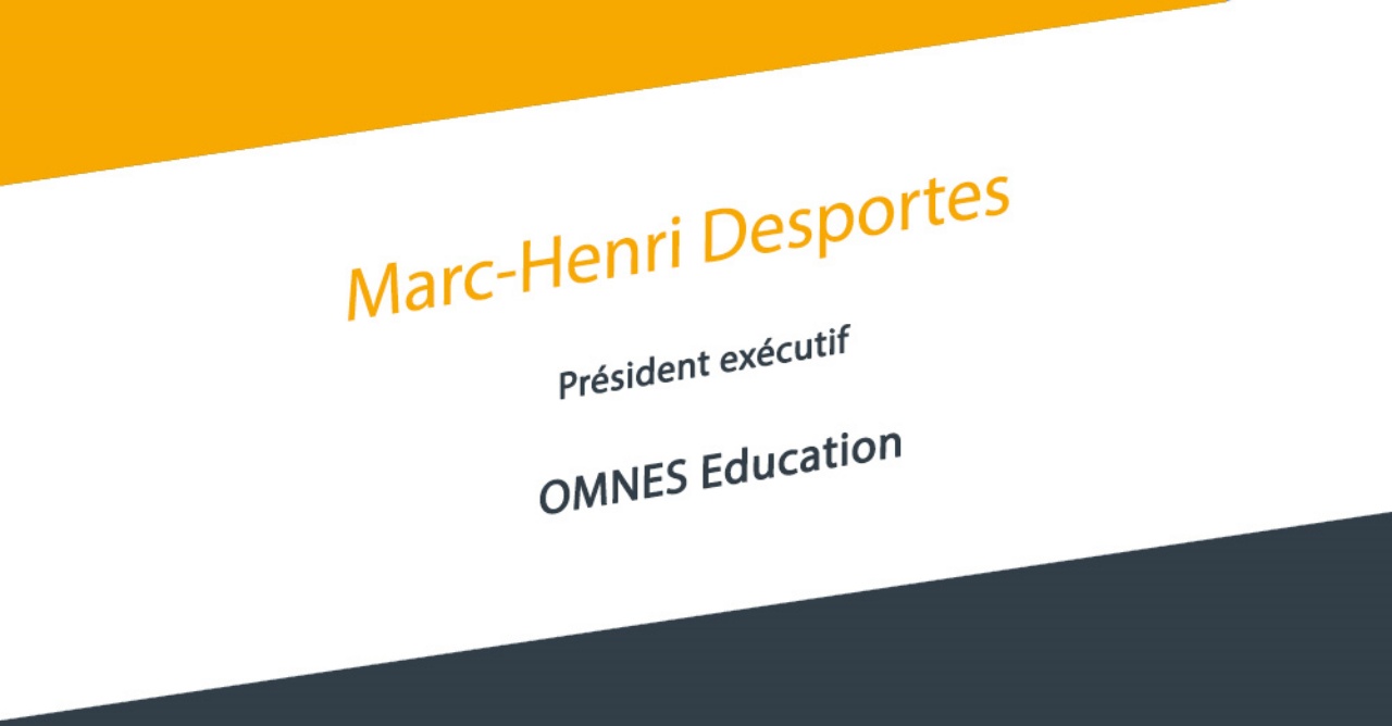 Marc-Henri Desportes nommé Président exécutif d'OMNES Education