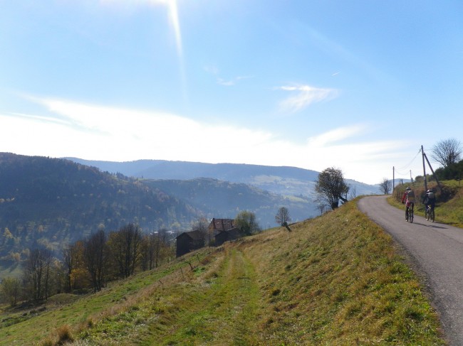 Paysage Vosgien : le relief Vosgien devrait donner du fil à retordre aux concurrents...