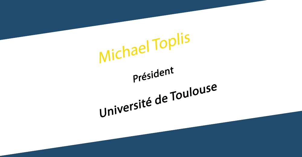 Michael Toplis est élu président de l'Université de Toulouse
